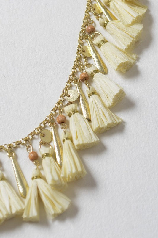 Solid Tassel Chain Fashion Necklace - Jake J Shop