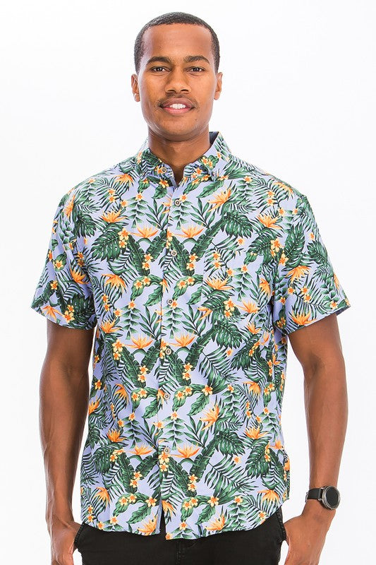 HAWAIIAN BUTTON DOWN SHIRT - Jake J Shop