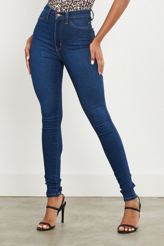 High Waisted Classic Skinny - Jake J Shop