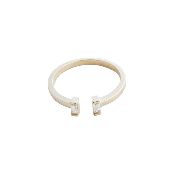 Stevie Adjustable Baguette Ring - Jake J Shop