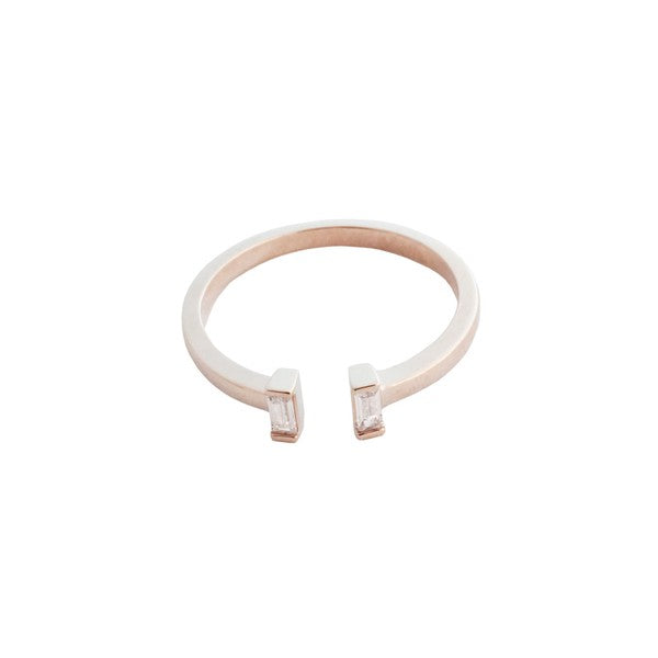 Stevie Adjustable Baguette Ring - Jake J Shop