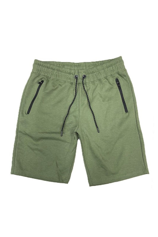 COTTON BLEND LOUNGE SWEAT SHORTS - Jake J Shop