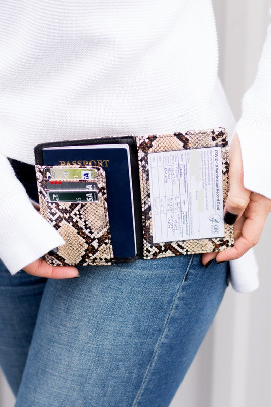 Passport and Vaccine Credit Card Wallet - Jake J Shop