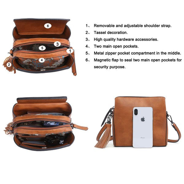 Mini Shoulder Bag with multipockets - Jake J Shop