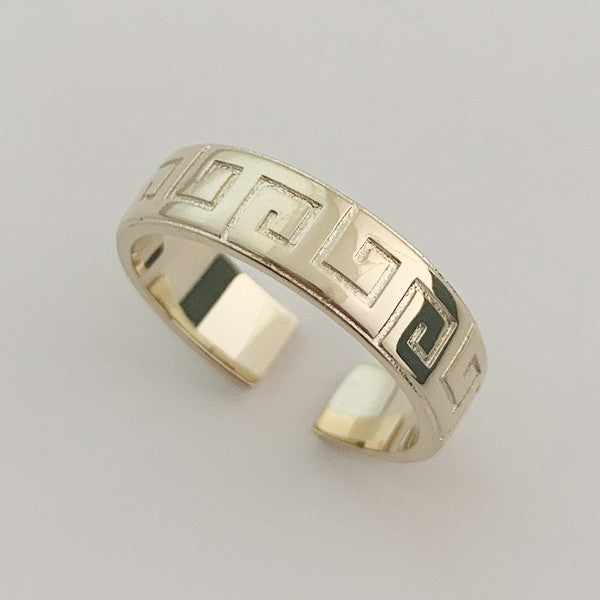 Hera Greek Ring plated with 18k gold - Jake J Shop