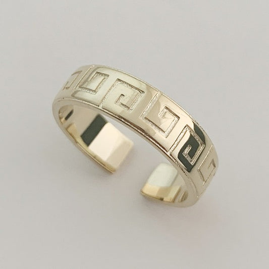 Hera Greek Ring plated with 18k gold - Jake J Shop