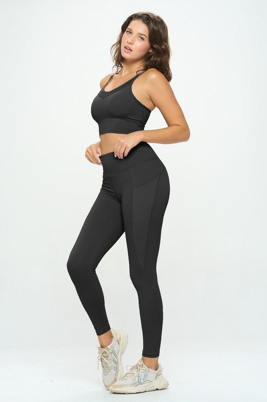 Activewear Set Top and Leggings - Jake J Shop