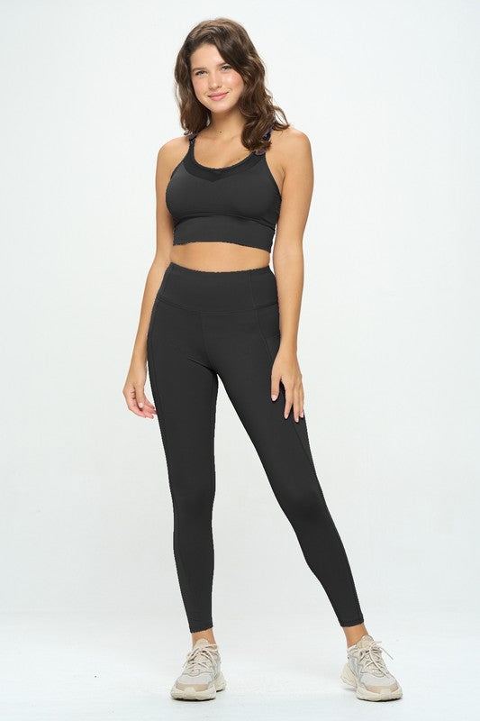 Activewear Set Top and Leggings - Jake J Shop