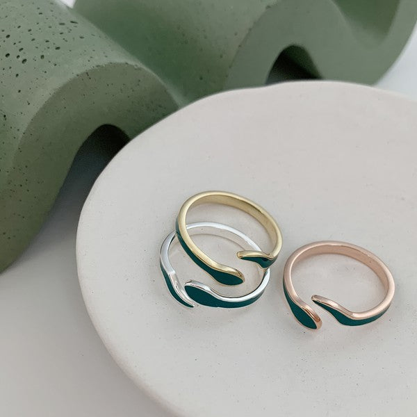 Enamel Snake Ring - Jake J Shop