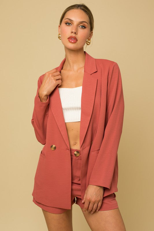 Double Breasted Blazer - Jake J Shop