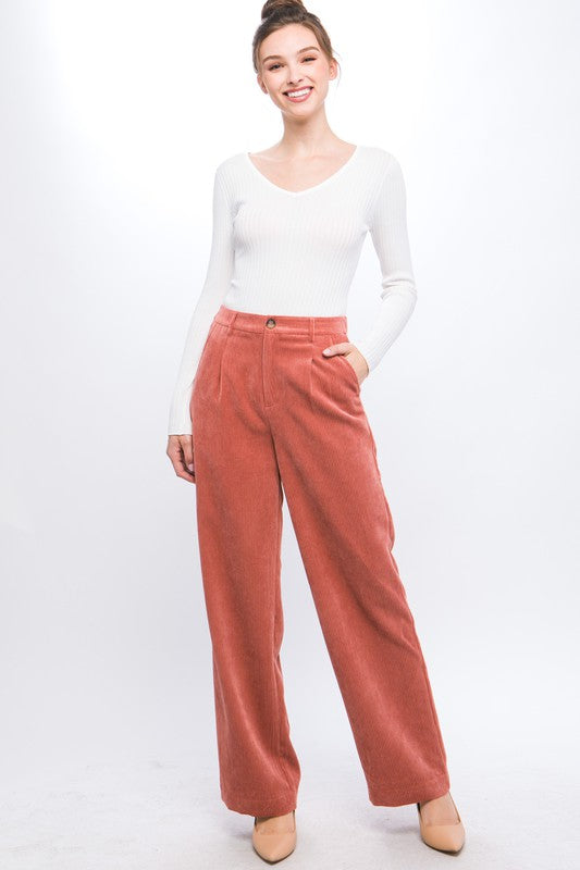 Corduroy Trouser Pants