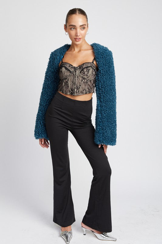 FAUX FUR BOLERO - Jake J Shop