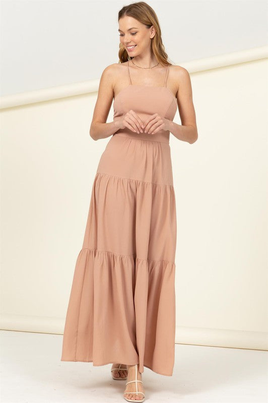 Said Yes Tiered Maxi Dress - Jake J Shop