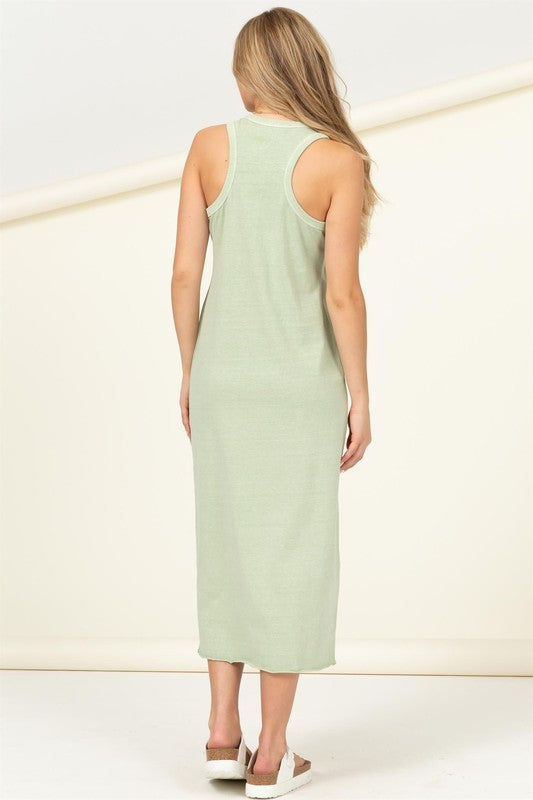 Fun Day Sleeveless Shift Midi Dress - Jake J Shop