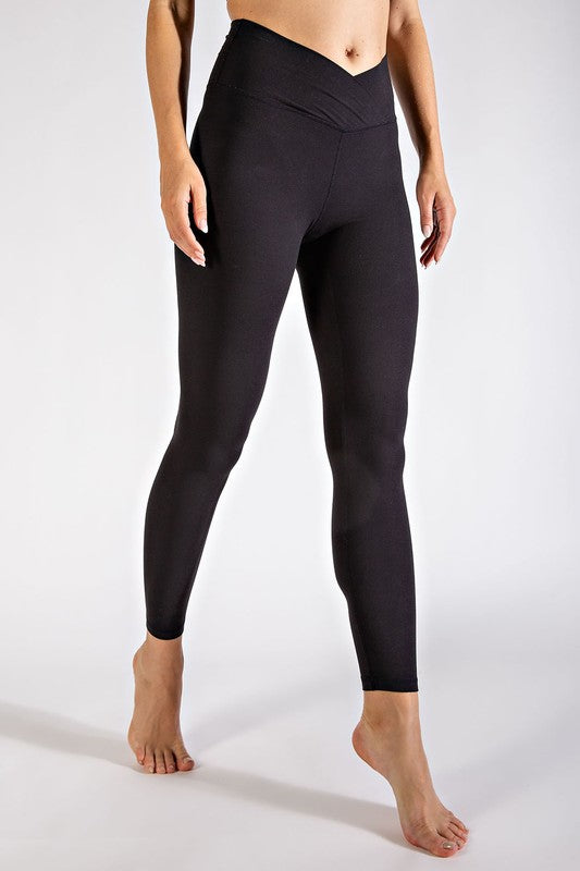 V Waist Full Length Leggings - Jake J Shop