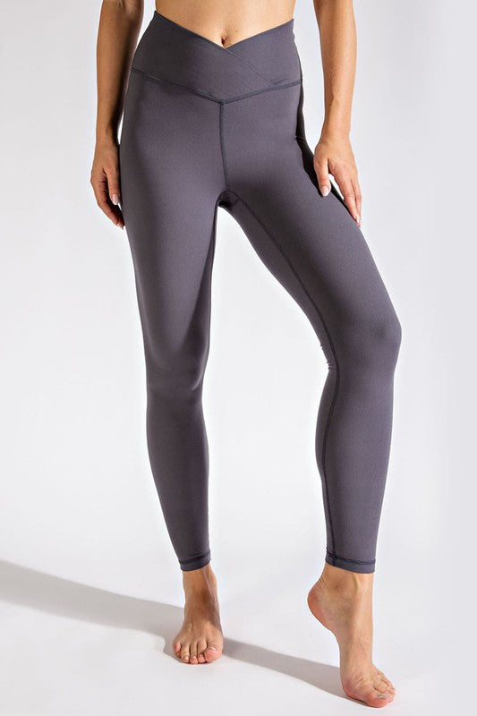 V Waist Full Length Leggings - Jake J Shop