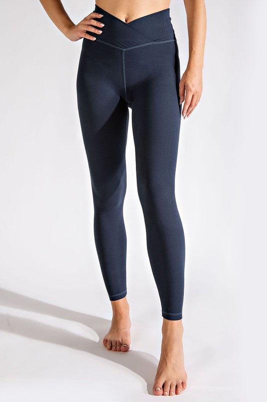 V Waist Full Length Leggings - Jake J Shop