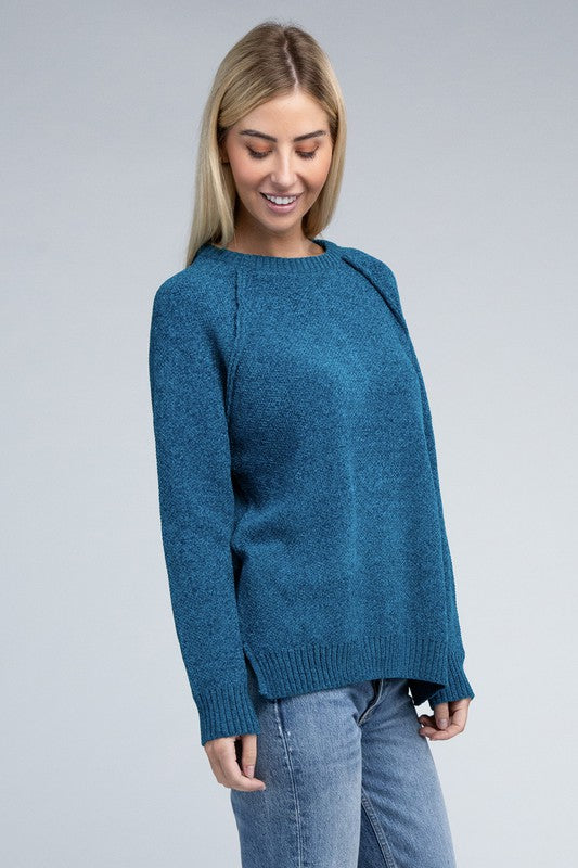 Raglan Chenille Sweater