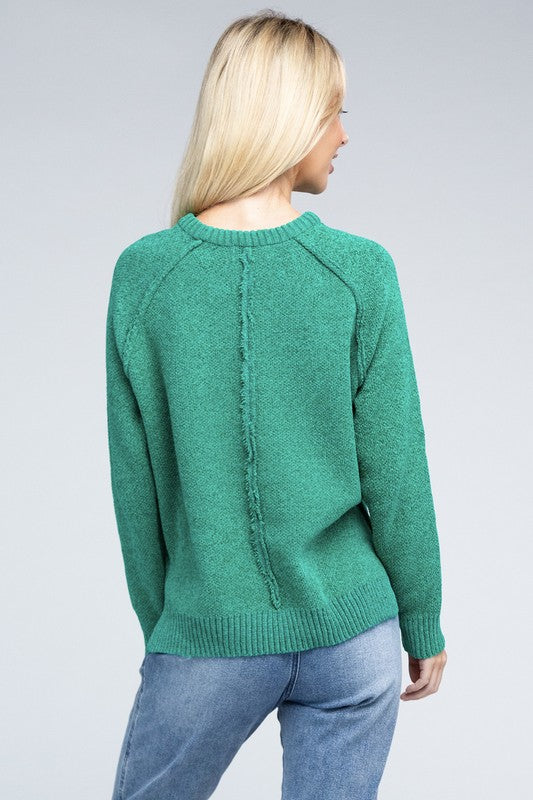 Raglan Chenille Sweater