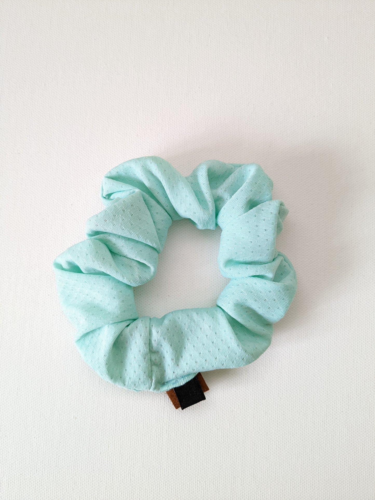 Handmade Mint Mini Workout Scrunchie