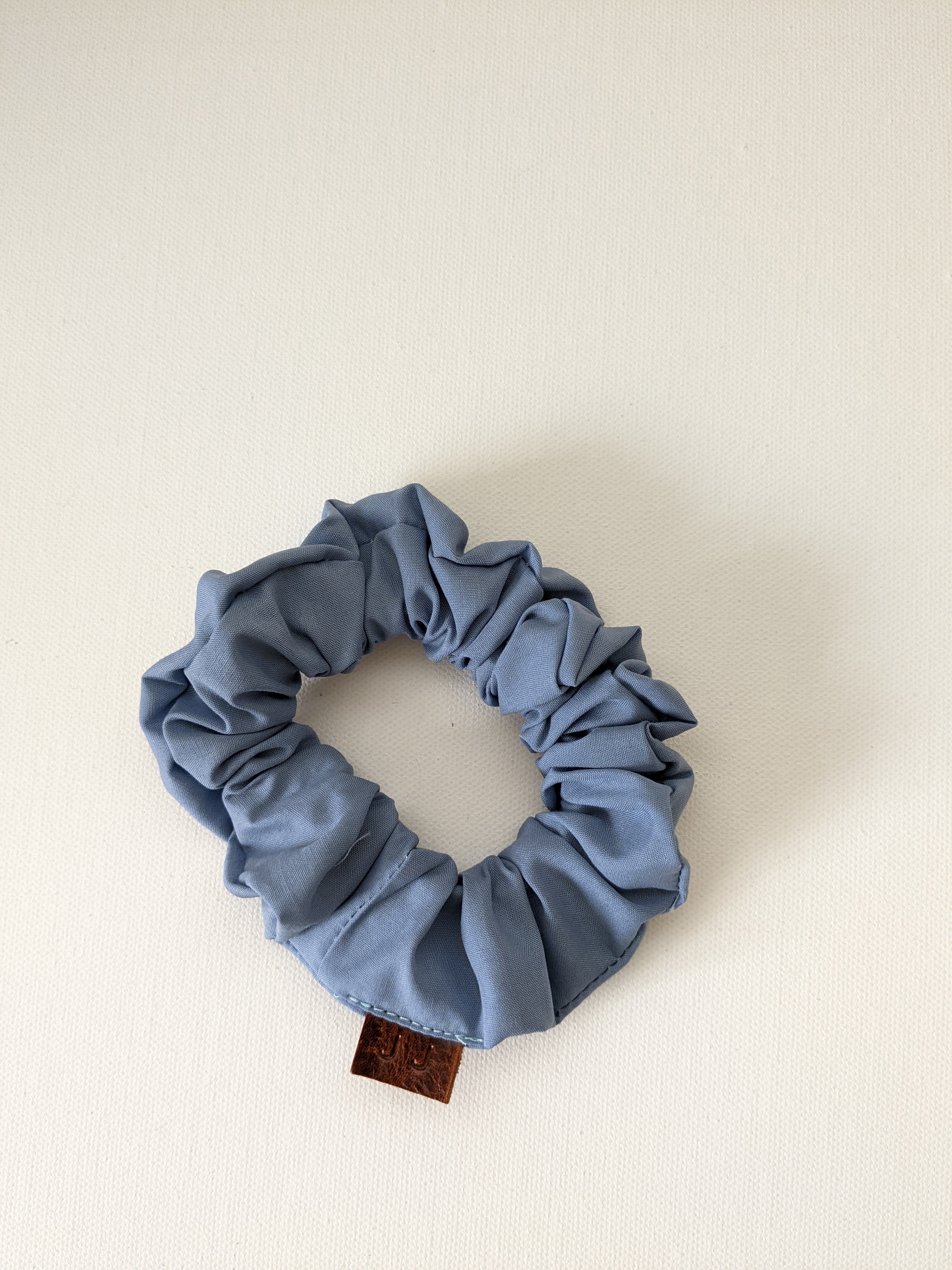 Handmade Asul Mini Everyday Scrunchie