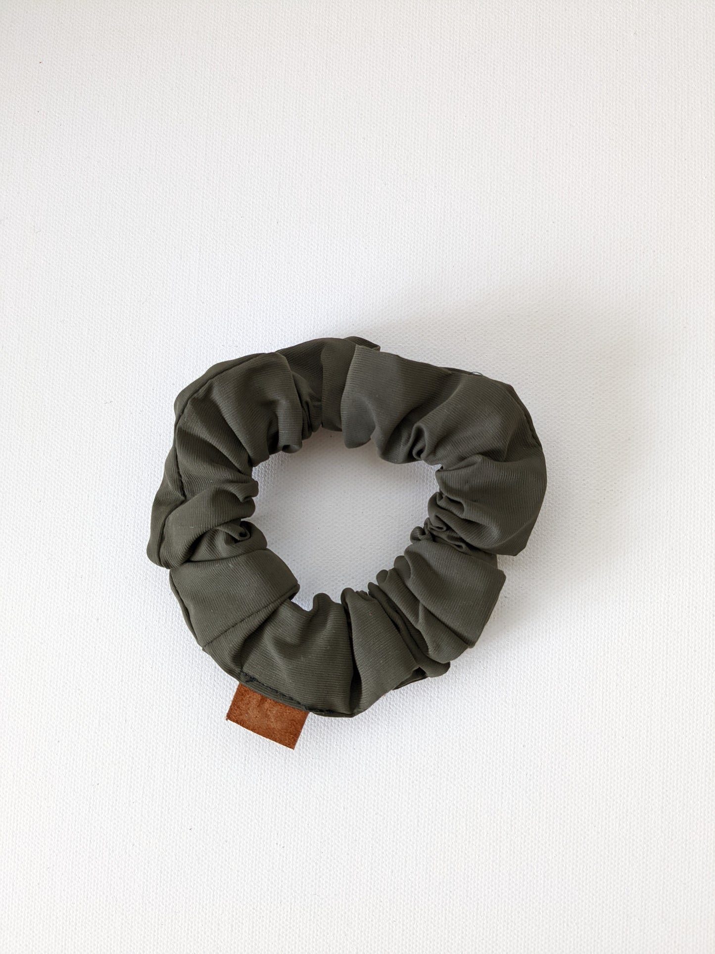 Handmade Army Mini Hiking scrunchie